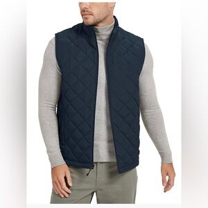 Hawke &Co Quilted Navy Vest